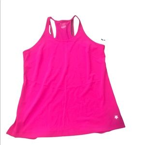 Tek Gear Performance Racerback Tank Top Drytek Wicking  Clever Pink Sz M